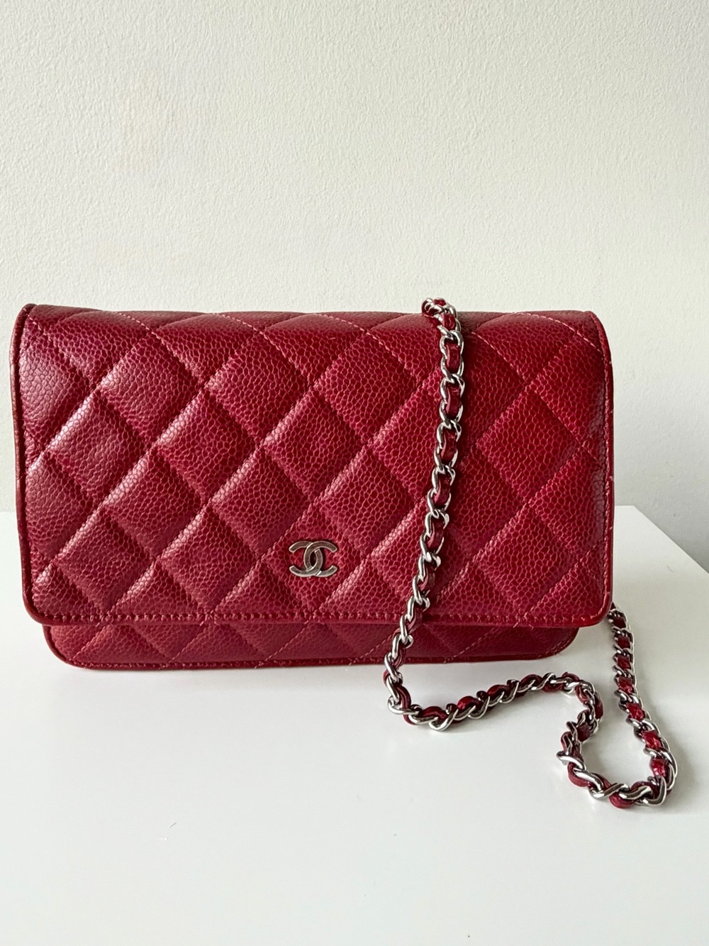 Chanel Classic Wallet on Chain